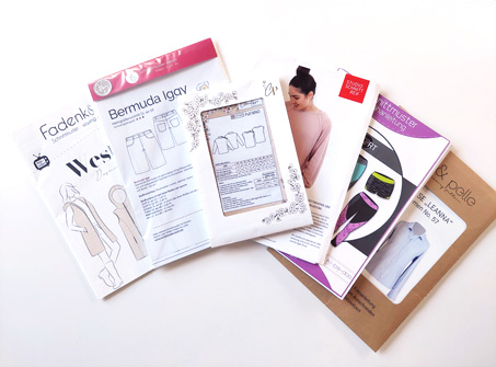 Papierschnittmuster f�r Damen, Herren, Kinder & Taschen