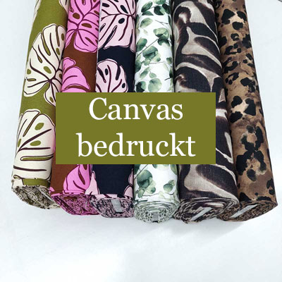Canvas Stoffe bedruckt