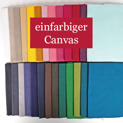 Canvas Stoffe uni