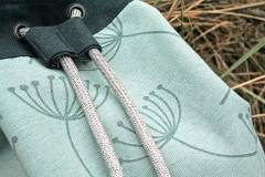 Outdoorstoff beschichtete R�ckseite wasserabweisend, dunkelmint