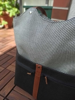 RESTST�CK 28 cm Baumwollstoff uni, schwarz
