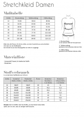 Schnittmuster Damen Stretchkleid Fadenk�fer
