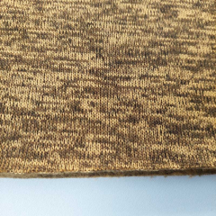 Strickstoff meliert flauschig weich, gelb khakigr�n