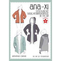 Papierschnittmuster Damen-Strickjacke Ana XL Bienvenido Colorido