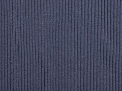 Rippenb�ndchen Hipster-Beanie Stoff, graublau melange