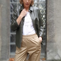 RESTST�CK 61 cm Baumwollstoff Trenchcoat Stoff mit Stretch, camel