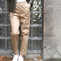 RESTST�CK 61 cm Baumwollstoff Trenchcoat Stoff mit Stretch, camel