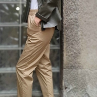 RESTST�CK 61 cm Baumwollstoff Trenchcoat Stoff mit Stretch, camel