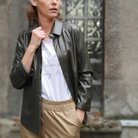RESTST�CK 61 cm Baumwollstoff Trenchcoat Stoff mit Stretch, camel
