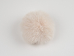 Kunstfellbommel Taschenanh�nger 6 cm, natur