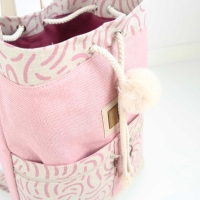 Kunstfellbommel Taschenanh�nger 6 cm, natur