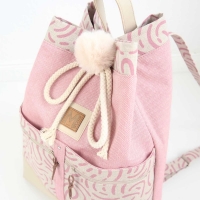 Kunstfellbommel Taschenanh�nger 6 cm, natur