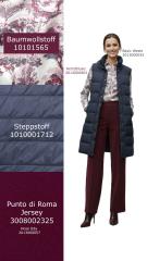 RESTST�CK 50 cm Baumwollstoff Baumwollsatin B�ume, bordeaux rosa