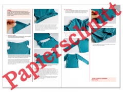 Papierschnittmuster Damenshirt Frau Marlene Studio Schnittreif