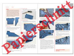 Knotenshirt Papierschnittmuster Frau Bille Studio Schnittreif