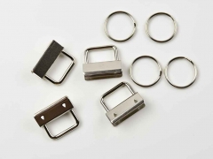 Schl�sselband-Rohling 25 mm, silber