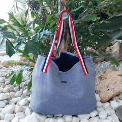 RESTST�CK 37 cm Outdoorstoff Dralon� Teflon Uni, jeansblau