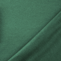 Sweatstoff French Terry uni, dunkelgr�n