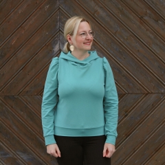 Bio-Sweatstoff French Terry uni, mintgr�n