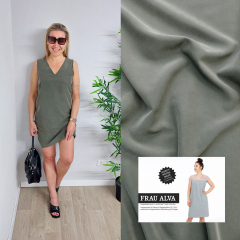 Modal Webware Blusenstoff uni, army gr�n