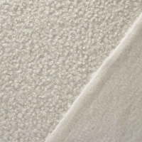 Boucle Stoff Schafsl�ckchen, cremewei�