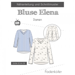 Papierschnittmuster Bluse Damen ELENA Fadenk�fer
