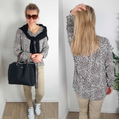 Papierschnittmuster Bluse Damen V-Ausschnitt CLEO Fadenk�fer