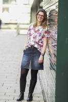 Papierschnittmuster Bluse Damen V-Ausschnitt CLEO Fadenk�fer