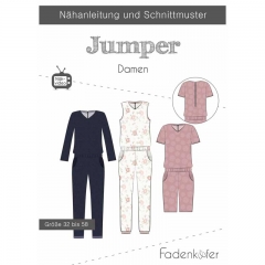 Papierschnittmuster Jumper Jumpsuit Damen Fadenk�fer