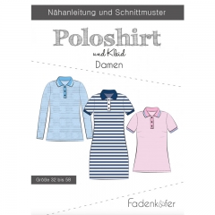 Papierschnittmuster POLOSHIRT Damen Polokleid Fadenk�fer