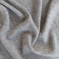 Strickstoff Glattstrick Viskose weich meliert, grau