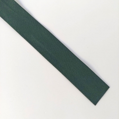 Schr�gband 100% Baumwolle vorgefalzt uni, matt dunkelgr�n