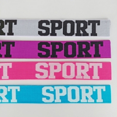 Gummiband Sport 32 mm breit, wei� t�rkis
