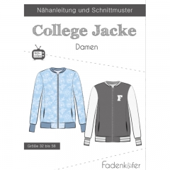 Papierschnittmuster COLLEGE JACKE DAMEN Fadenk�fer