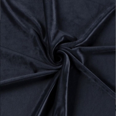 Samtjersey butter weich & elastisch, Deep Navy (dunkelblau)