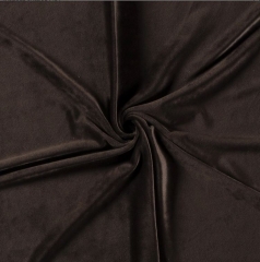 RESTST�CK 49 cm Samtjersey butter weich & elastisch, Espresso Brown (dunkelbraun)
