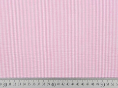 Seersucker Stoff Streifen 2 mm breit Blusenstoff, rosa wei�