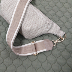 Outdoorstoff Teflon Kreuzmuster Weave, hellbraun natur