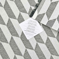 Outdoorstoff Dralon� Teflon grafisches Muster, creme schwarz