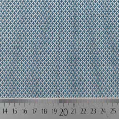 Outdoorstoff Teflon Kreuzmuster Weave, blau natur