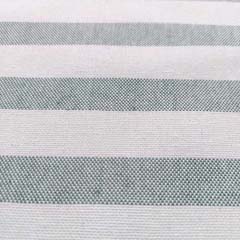 Dekostoff Streifen 1,8 cm Baumwollstoff, altgr�n wei�