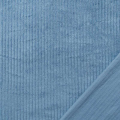 RESTST�CK 20 cm Breitcord Stoff Meterware uni, rauchblau
