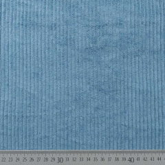 RESTST�CK 20 cm Breitcord Stoff Meterware uni, rauchblau