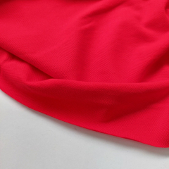 RESTST�CK 27 cm Polo Jersey Stoff Polo Piqu� Jerseystoff T-Shirt Stoff uni, rot