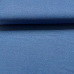 RESTST�CK 77 cm Hosenstretch Stoff Bengalin uni, mittelblau (jeansblau)