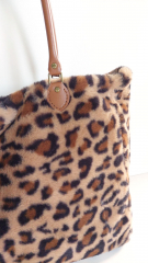 Taschenhenkel Kunstleder 63,5 cm eckig zum Ann�hen, Havanna braun (mittelbraun)