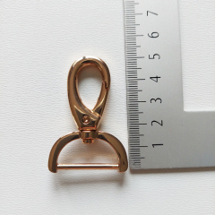 Karabinerhaken Metall 2,6 cm hochwertig hochgl�nzend, gold