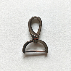 Karabinerhaken Metall 2,6 cm hochwertig hochgl�nzend, silber