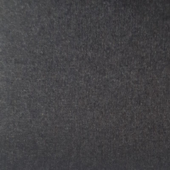 B�ndchenstoff Meterware Glattstrick uni melange, dunkelblau