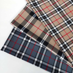 Webware Schottenkaro Tartan, beige schwarz rot